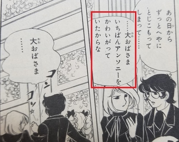 大おばさま いちばんアンソニーをかわいがっていたからな の謎 キャンディ キャンディ 研究白書